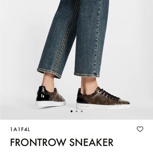 Louis Vuitton leather sneakers, excellent condition.